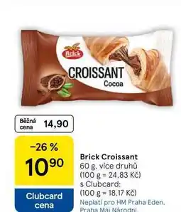 Tesco Brick Croissant, 60 g, více druhů nabídka