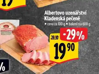 Albert Albertovo uzenářství Kladenská pečeně 100 g nabídka