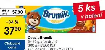 Tesco Opavia Brumik, 5x 30 g, více druhů nabídka