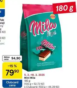 Tesco Mini Mila, 180 g nabídka