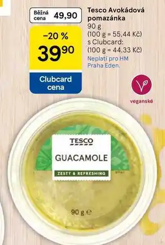 Tesco Tesco Avokádová pomazánka, 90 g nabídka