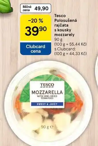 Tesco Tesco Polosušená rajčata s kousky mozzarely, 90 g nabídka