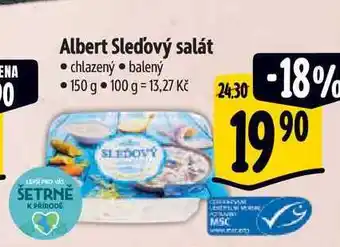 Albert Albert Sleďový salát 150 g nabídka