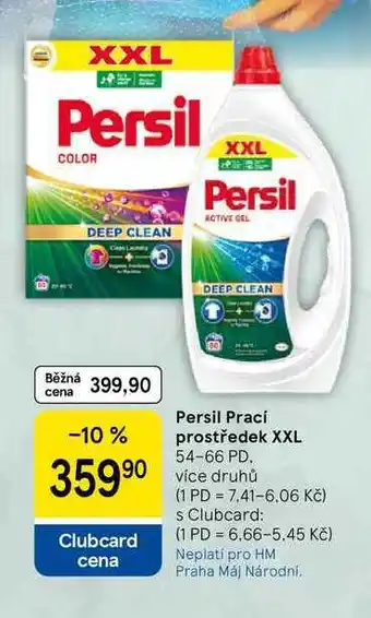 Tesco Persil Prací prostředek XXL, 54-66 PD, více druhů nabídka