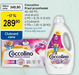 Tesco Coccolino Prací prostředek, 40-68 PD, více druhů nabídka