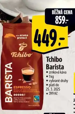 Albert Tchibo Barista zrnková káva 1kg nabídka