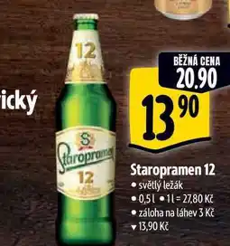 Albert Staropramen 12 0,5 l nabídka