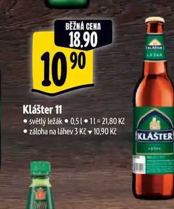 Albert Klášter 11 0,5 l nabídka