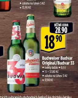 Albert Budvar 33 0,5 l nabídka