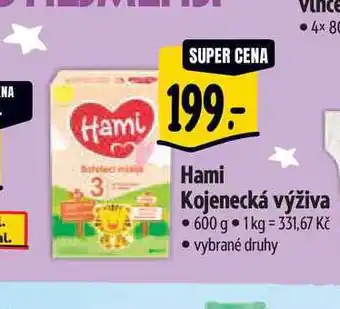 Albert Hami Kojenecká výživa 600 g nabídka