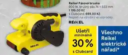 Tesco Reikel Pásová bruska, 900 W, brusný pás 76 x 533 mm nabídka