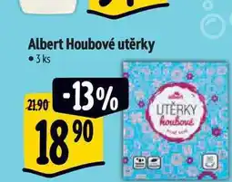 Albert Albert Houbové utěrky 3ks nabídka