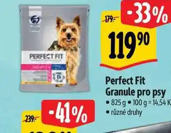 Albert Perfect Fit Granule pro psy 825 g nabídka