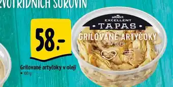 Albert Grilované artyčoky v oleji 100 g nabídka