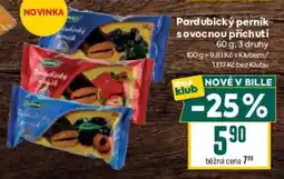 Billa Pardubický perník sovocnou příchutí nabídka