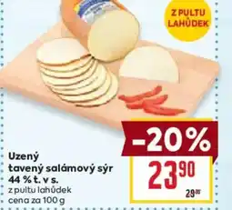 Billa Uzený tavený salámový sýr 44% t.v s. nabídka