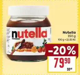 Billa Nutella nabídka