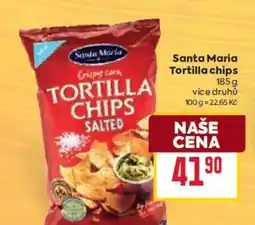 Billa Santa Maria Tortilla chips nabídka