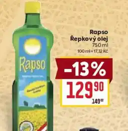 Billa Rapso Řepkový olej nabídka