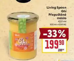 Billa Living Spoon Ghí Přepuštěné máslo nabídka