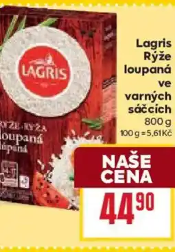 Billa Lagris Rýže loupaná ve varných sáčcích nabídka