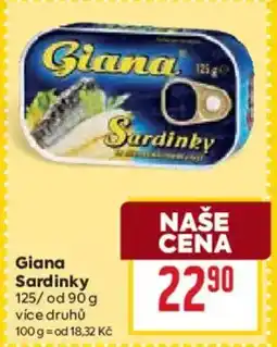 Billa Giana Sardinky nabídka