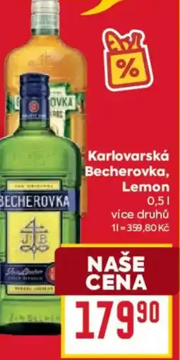 Billa Karlovarská Becherovka, Lemon nabídka