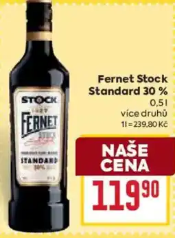 Billa Fernet Stock Standard 30 % nabídka