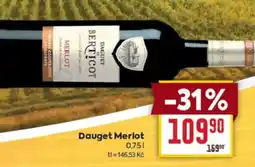 Billa Dauget Merlot nabídka