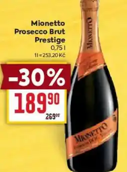 Billa Mionetto Prosecco Brut Prestige nabídka