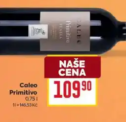 Billa Caleo Primitivo nabídka