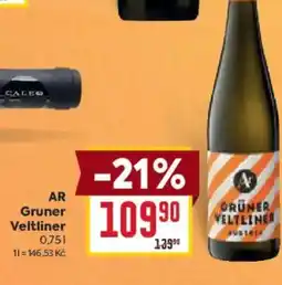 Billa AR Gruner Veltliner nabídka