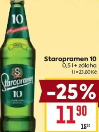 Billa Staropramen 10 nabídka