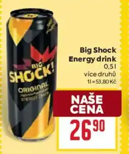 Billa Big Shock Energy drink nabídka