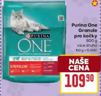 Billa Purina One Granule pro kočky nabídka