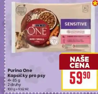 Billa Purina One Kapsičky pro psy nabídka