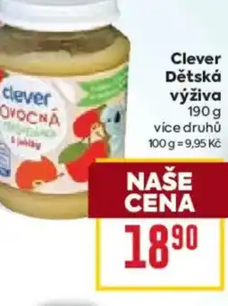 Billa Clever Dětská výživa nabídka