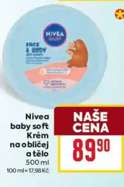 Billa Nivea baby soft Krém na obličej a tělo nabídka