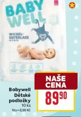 Billa Babywell Dětské podložky nabídka