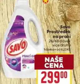 Billa Savo Prostředek na praní nabídka