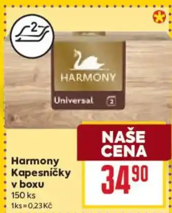 Billa Harmony Kapesničky v boxu nabídka