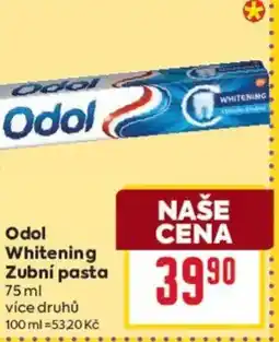 Billa Odol Whitening Zubní pasta nabídka