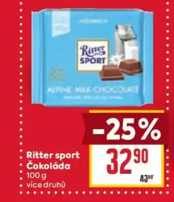 Billa Ritter sport Čokoláda nabídka