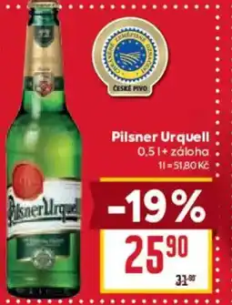 Billa Pilsner Urquell nabídka