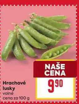 Billa Hrachové lusky I volné cena za 100g nabídka