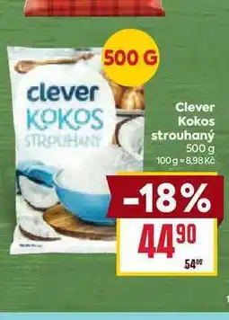 Billa Clever Kokos strouhaný 500 g nabídka