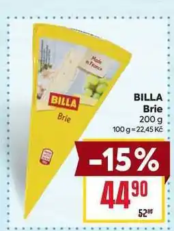 Billa BILLA Brie 200 g nabídka