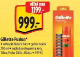 Albert Gillette Fusion nabídka