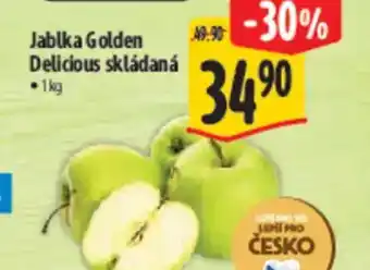 Albert Jablka Golden Delicious skládaná nabídka