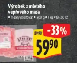 Albert Výrobek z mletého vepřového masa nabídka